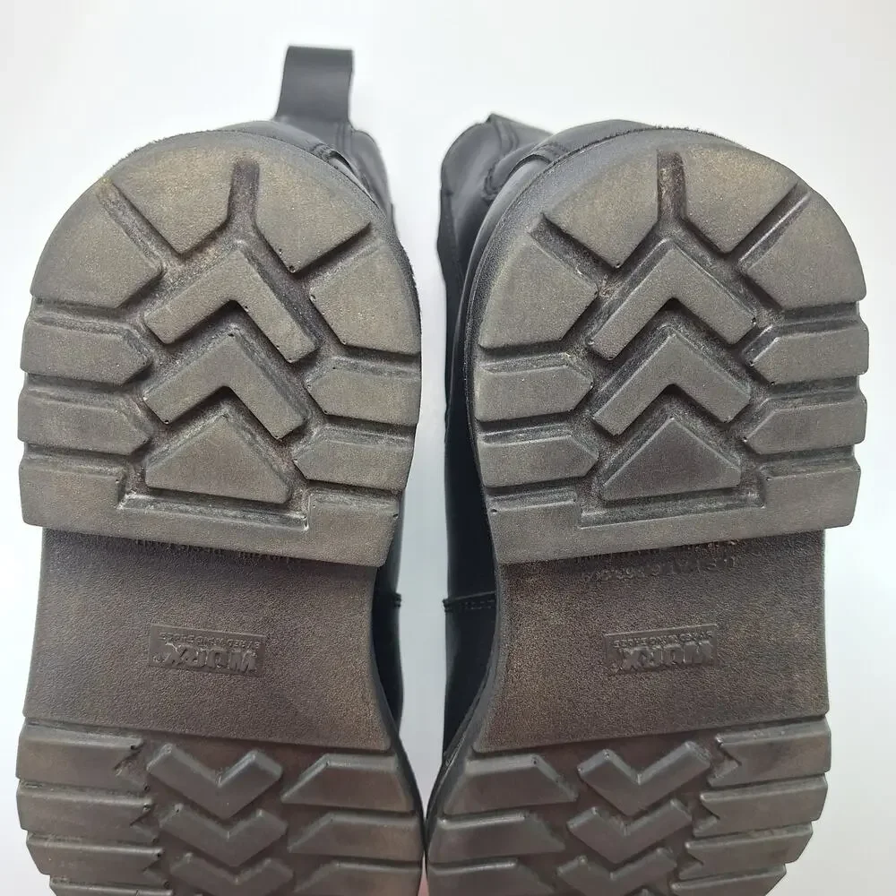 Red Wing Shoes Worx 5424 Joist Mens 12M Black Chelsea Steel Toe Work Boots